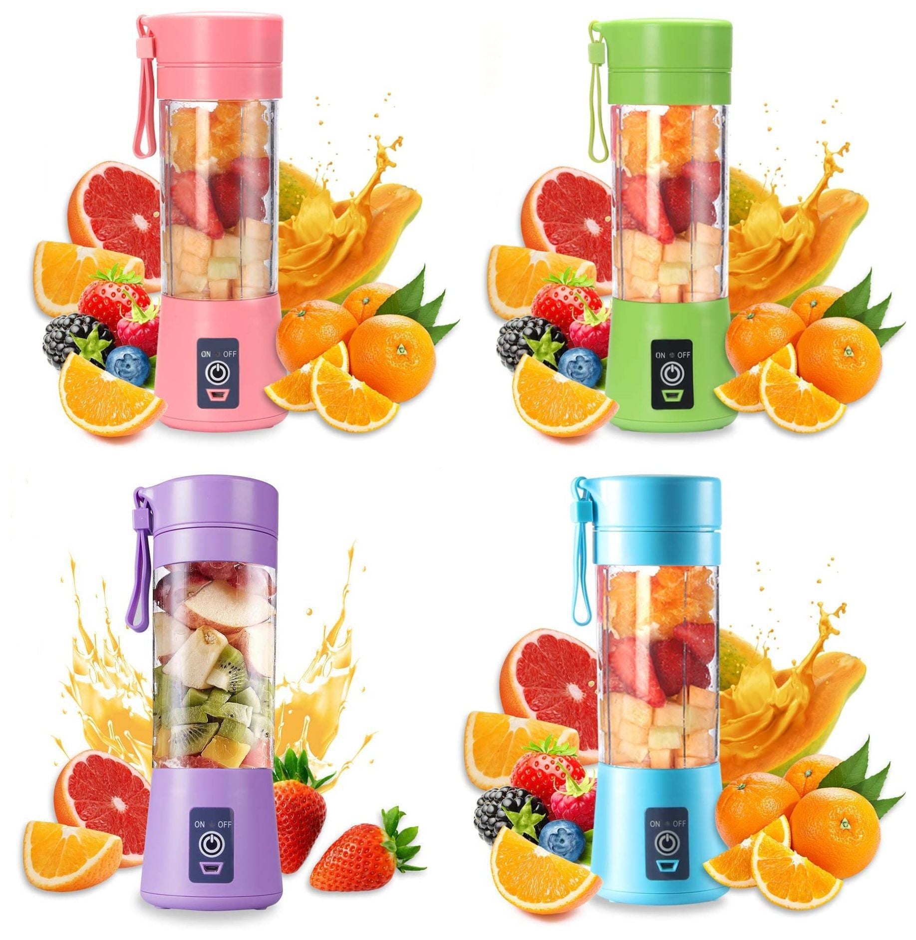 PORTABLE 6 BLADE RECHARGEABLE JUICER