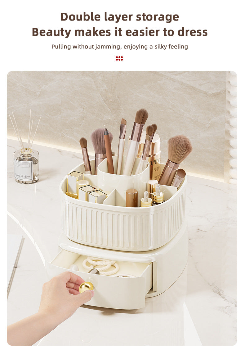 LUXURY DESKTOP COSMETIC STORAGE BOX