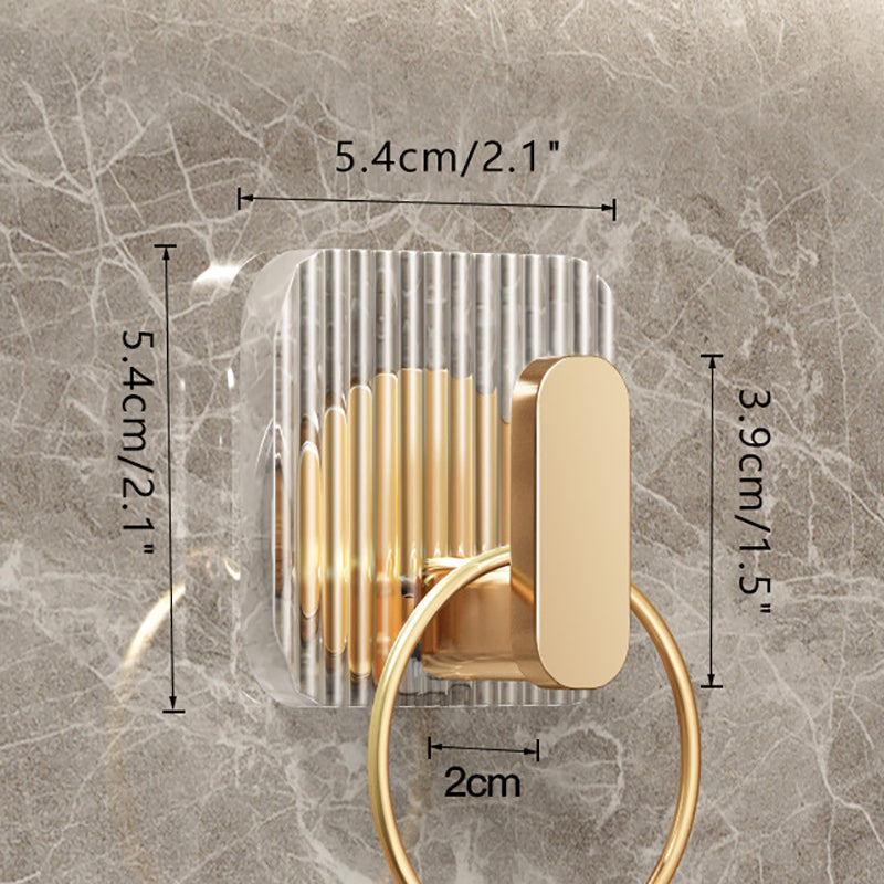 PUNCH FREE LUXURY ACRYLIC WALL HOOK PACK OF 2