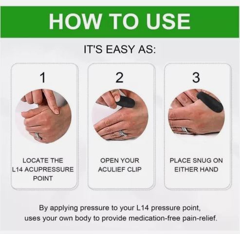 SUGAR CONTROL LI4 ACUPRESSURE POINT CLIP MAGNETIC