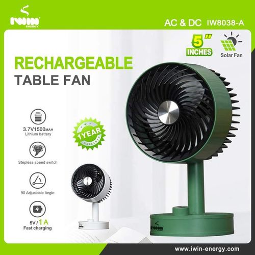 PRODESIRE™ TELESCOPIC RECHARGEABLE FOLDING FAN (IMPORTED)