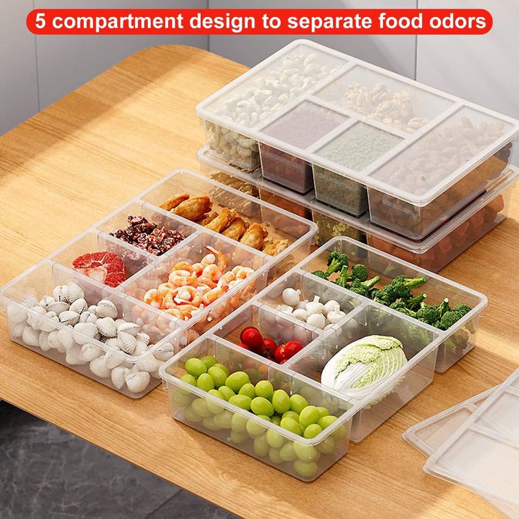 6 PORTIONS MULTIPURPOSE STORAGE BOX
