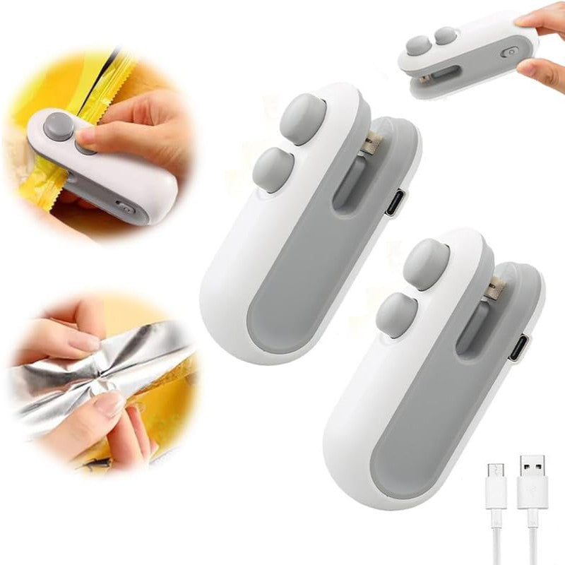 PRODESIRE™ MINI BAG SEALER, 2 IN 1 RECHARGEABLE BAG SEALER