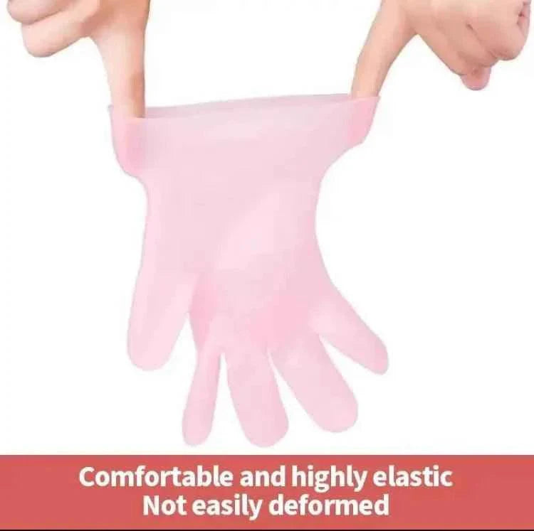 SPA SILICONE GLOVES FOR DEEP HAND HYDRATION