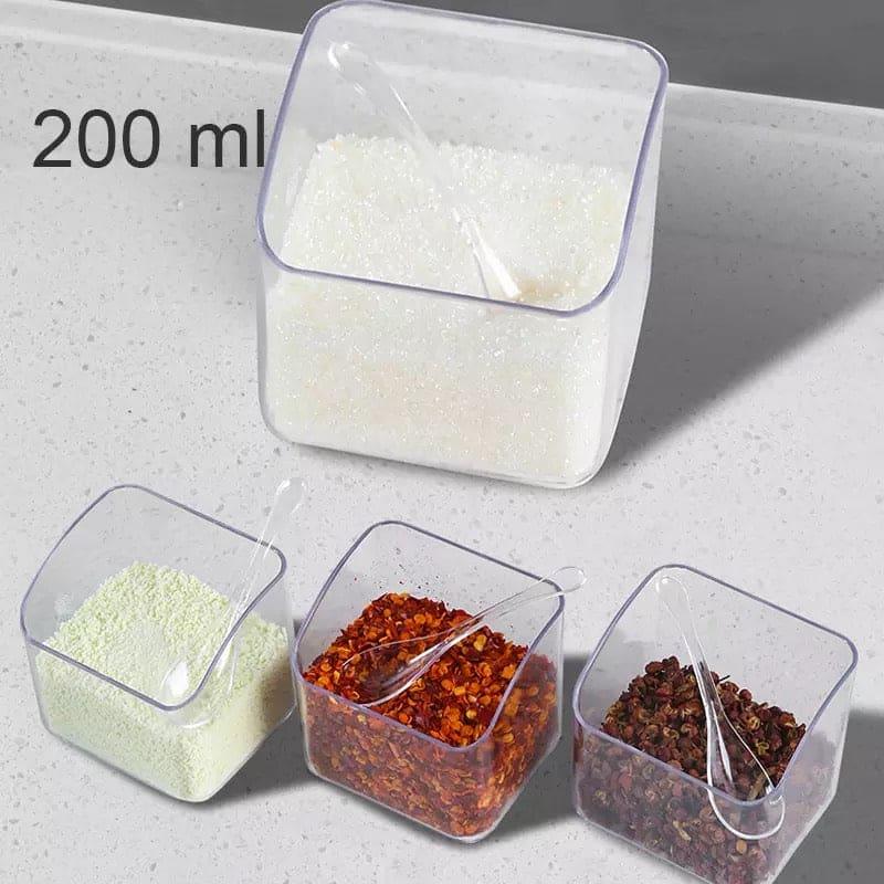 KITCHEN WALL ORGANIZER – 4-GRID SPICE STORAGE RACK