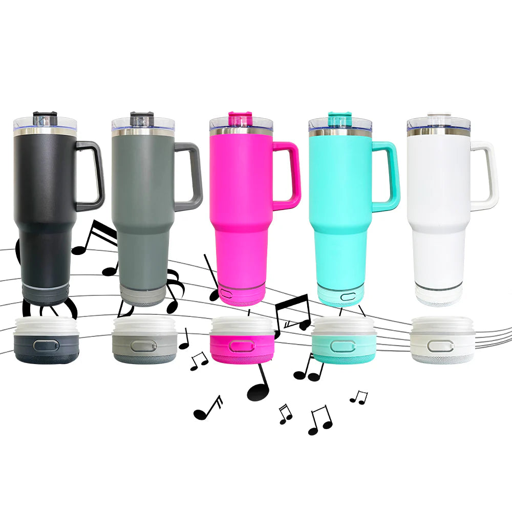 PRODESIRE™ STYLISH TUMBLERS WITH BLUETOOTH SPEAKERS FOR MUSIC