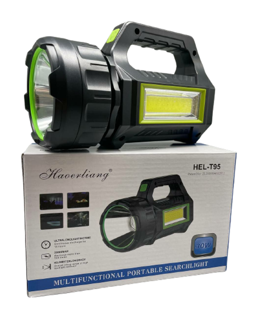 PRODESIRE™ WATERPROOF HIGH POWER LIGHT 30W, 20000MAH BATTERY WITH SOLAR SYSTEM