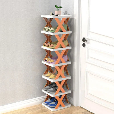 X-SHAPED SHOE RACK