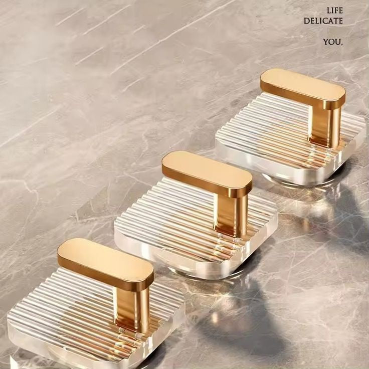 PUNCH FREE LUXURY ACRYLIC WALL HOOK PACK OF 2