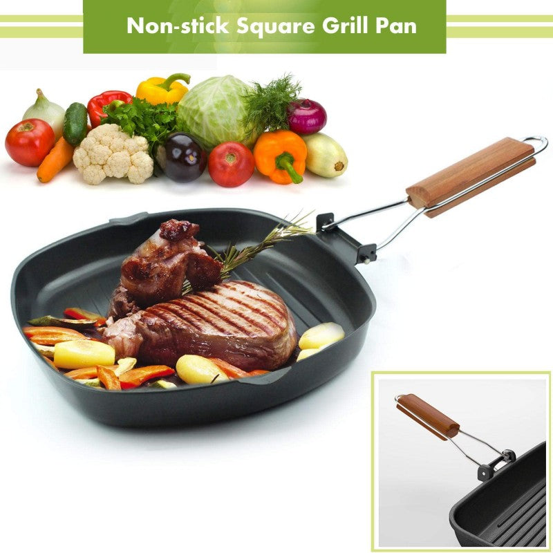 PRODESIRE™ NON STICK SQUARE GRILL PAN (IMPORTED)