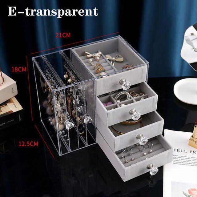 MULTIPURPOSE ACRYLIC 4 + 2 DRAWERS ORGANIZER
