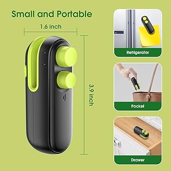 PRODESIRE™ MINI BAG SEALER, 2 IN 1 RECHARGEABLE BAG SEALER