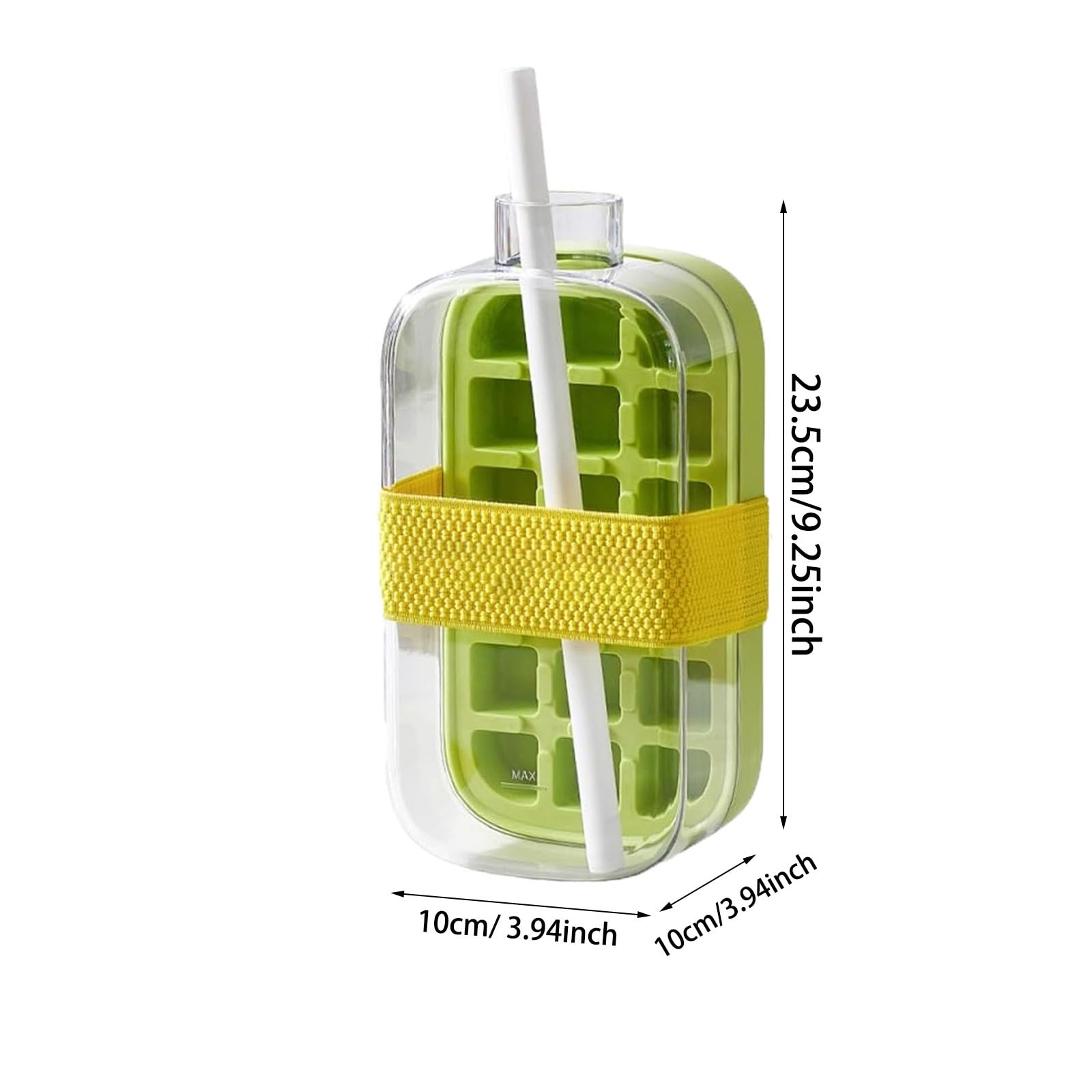 PRODESIRE™ 2-in-1 ICE CUBE TRAY ICE CUBES BOTTLE WITH STRAW