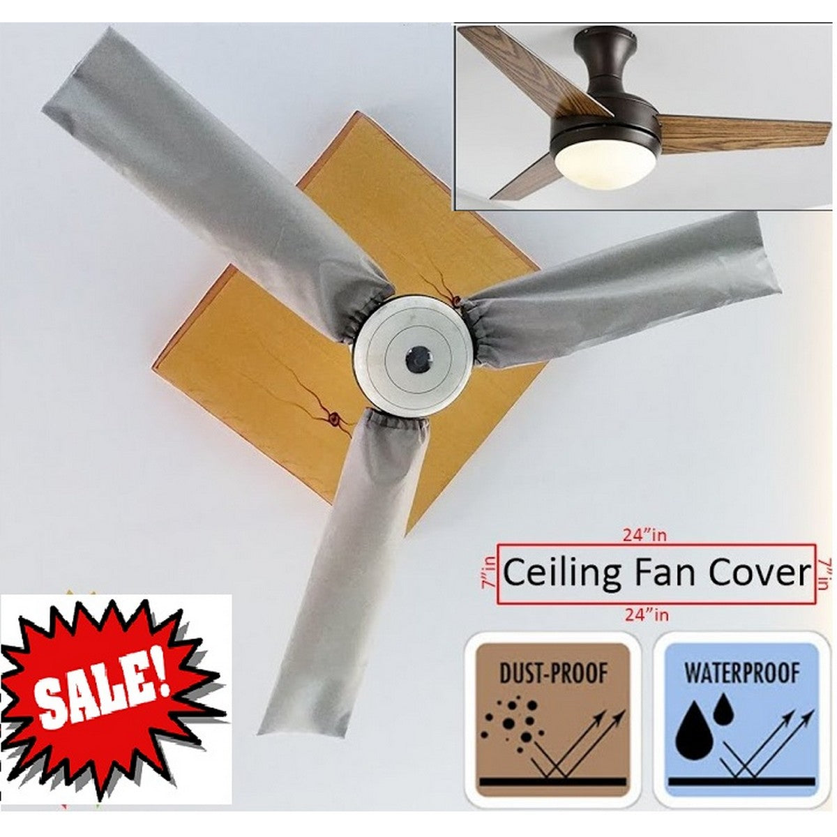 PRODESIRE™ CEILING FAN & MOTOR DUST PROOF COVER