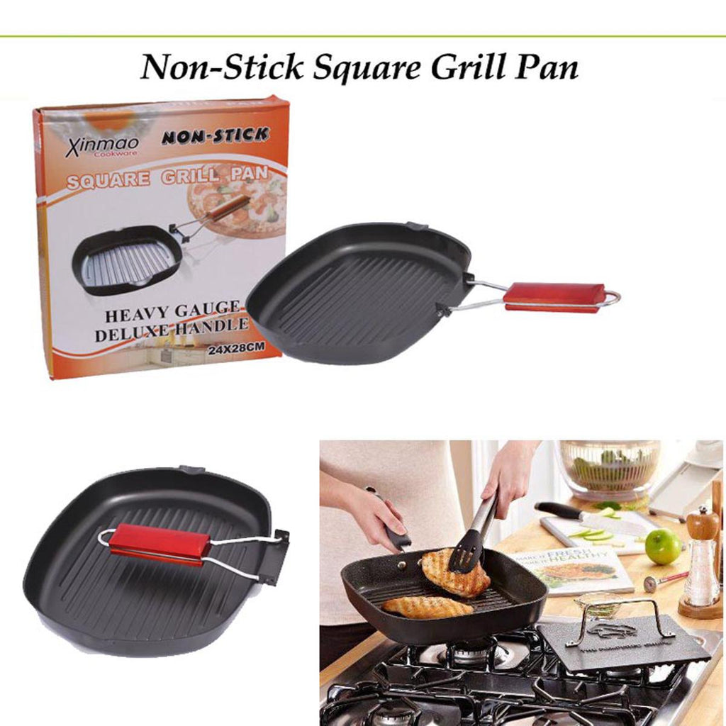 PRODESIRE™ NON STICK SQUARE GRILL PAN (IMPORTED)