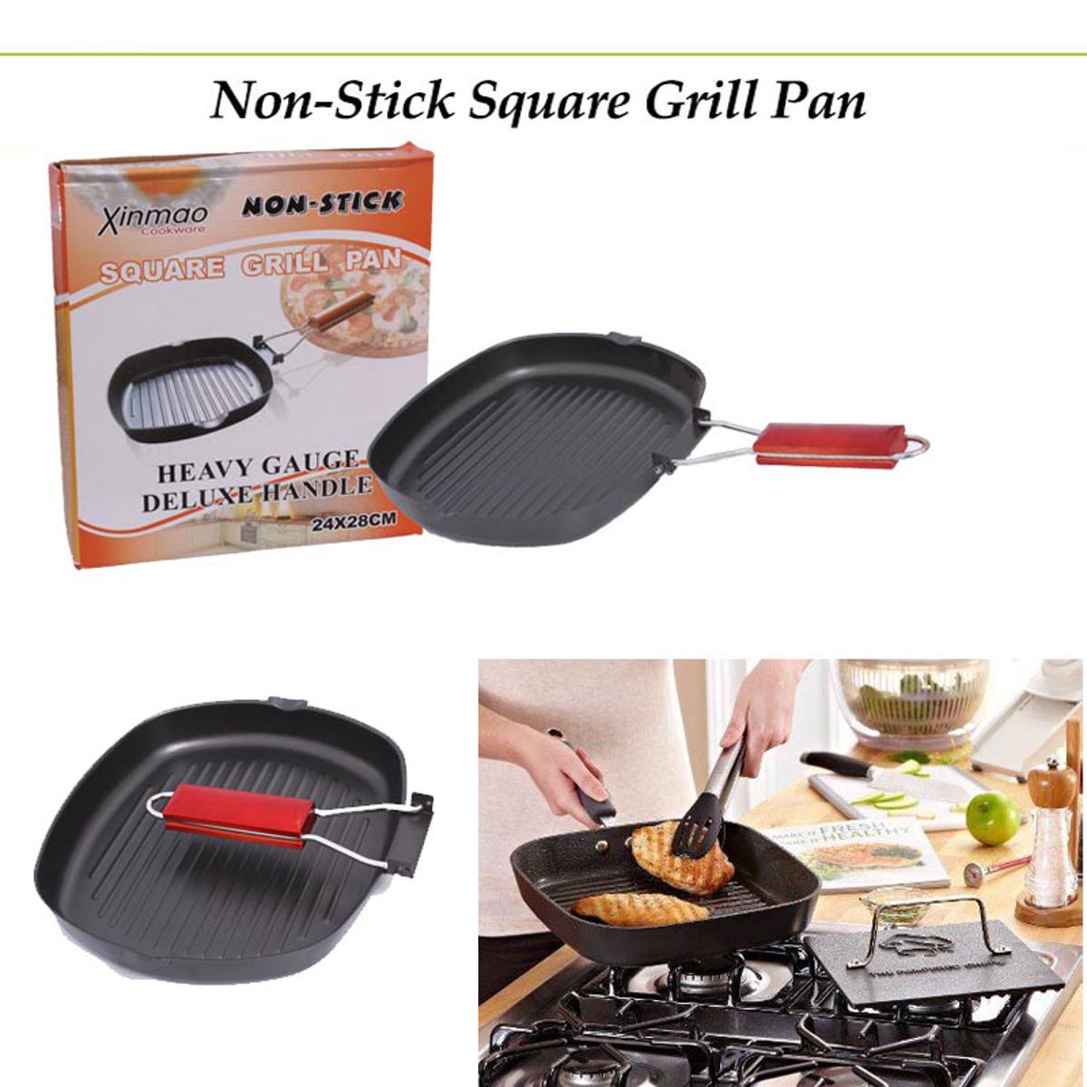 PRODESIRE™ NON STICK SQUARE GRILL PAN (IMPORTED)