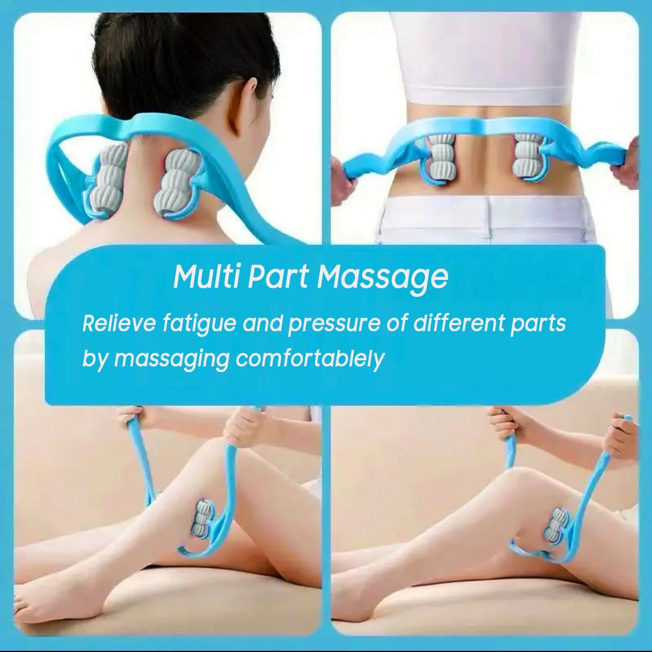 PRODESIRE™ 6 WHEEL NECK AND BODY MASSAGER ROLLER