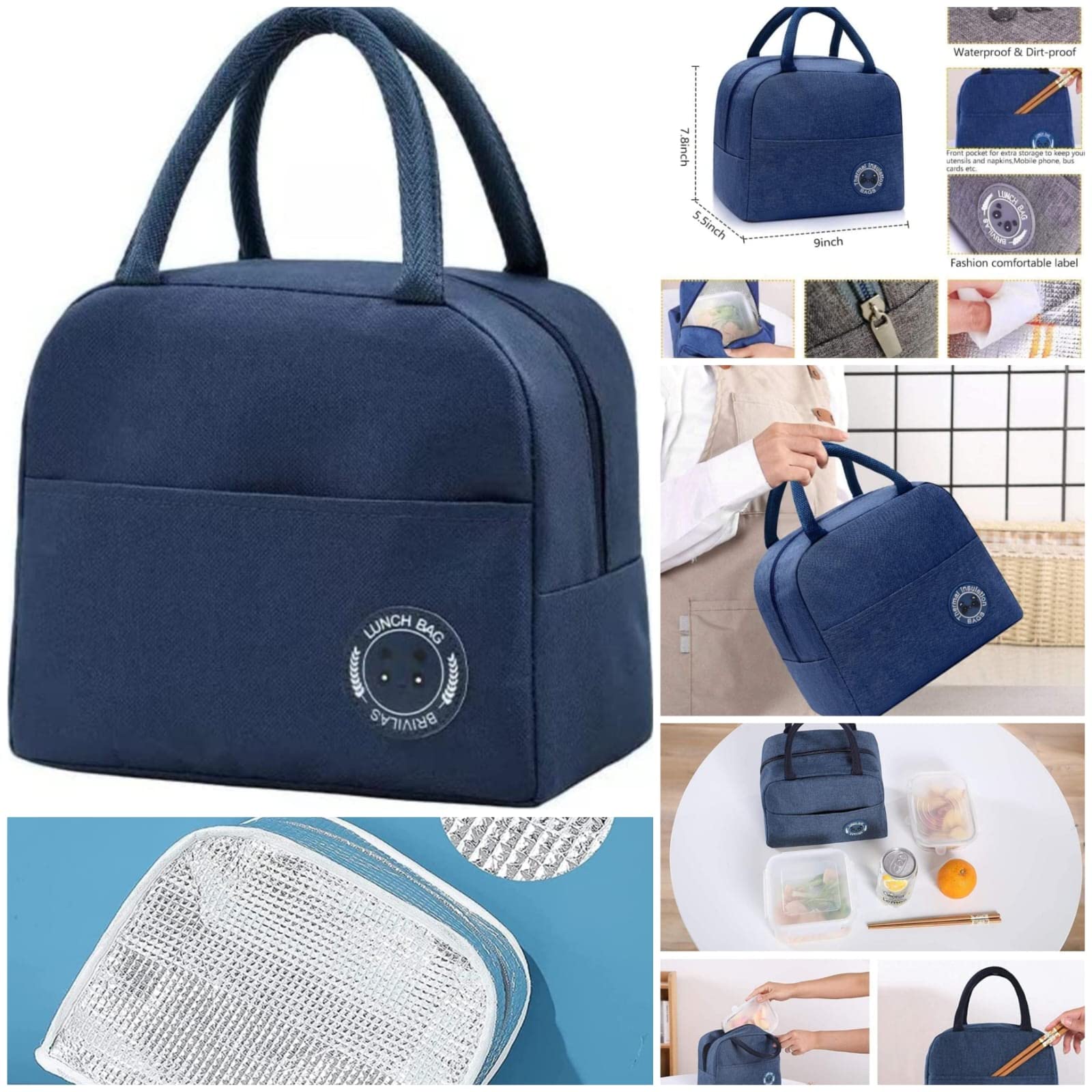 PRODESIRE™ THERMAL INSULATED LUNCH BAG STORAGE - OXFORD FABRIC