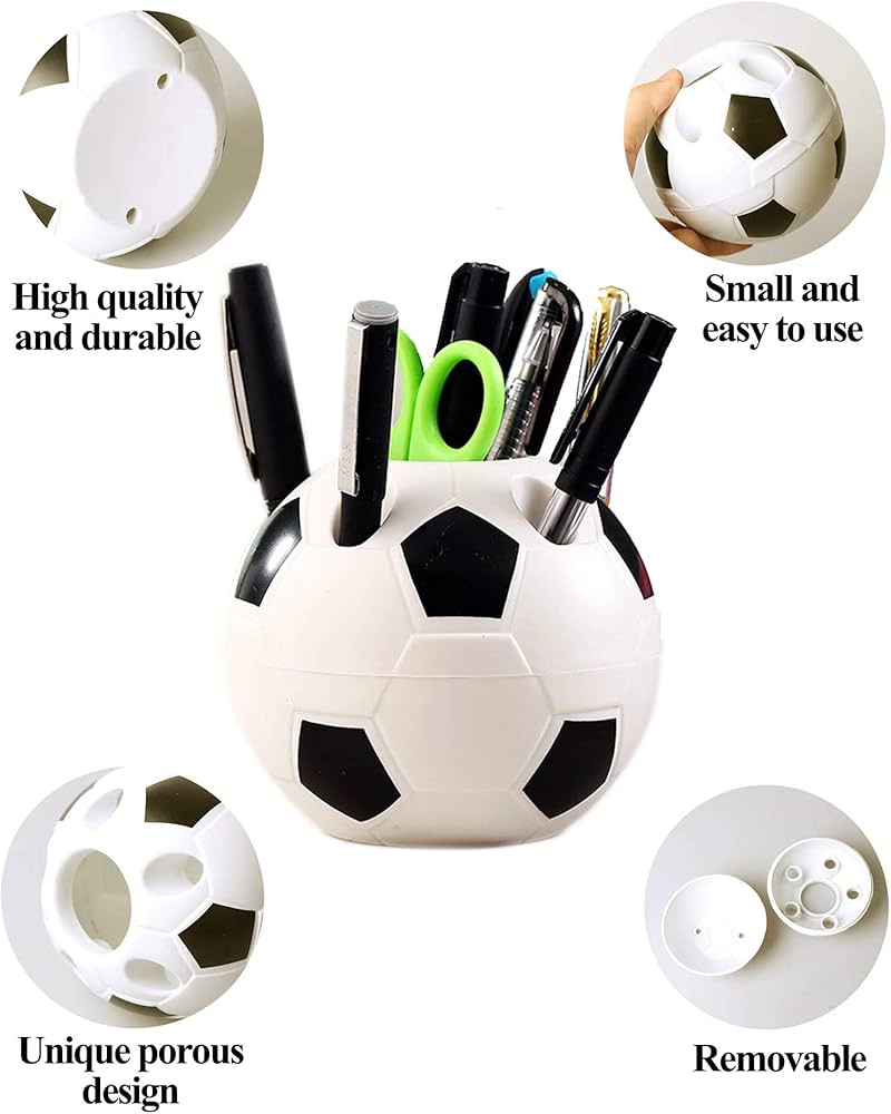 PRODESIRE™ MULTIFUNCTIONAL FOOTBALL HOLDER DESK STAND PENCIL HOLDER