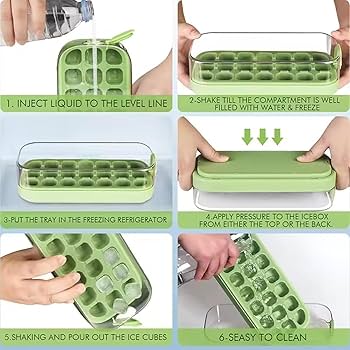 PRODESIRE™ 2-in-1 ICE CUBE TRAY ICE CUBES BOTTLE WITH STRAW