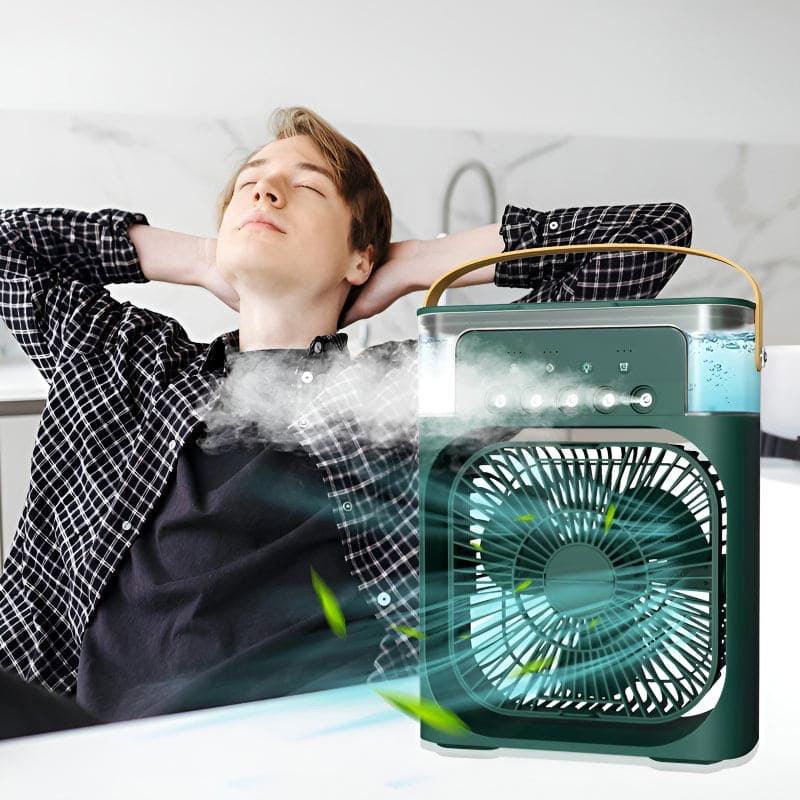 RECHARGEABLE USB HUMIDIFIER FAN FOR CLEAN AND REFRESHING AIR