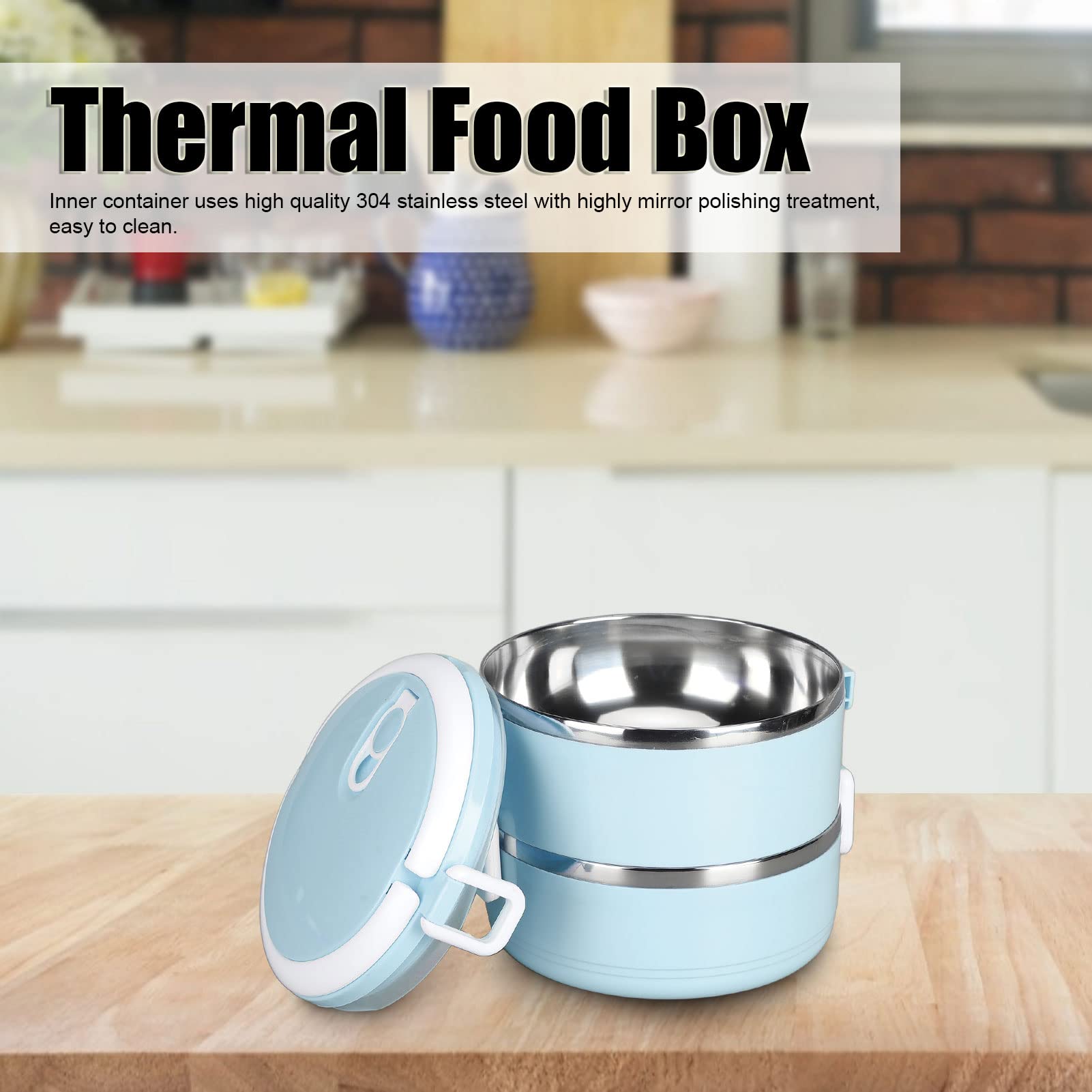 PRODESIRE™ ROUND THERMOL LUNCH BOX (IMPORTED)