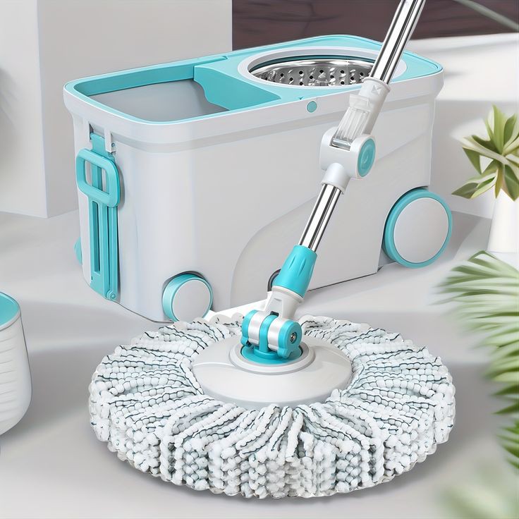 PREMIUM QUALITY SPIN MOP BUCKET WITH WHEELS