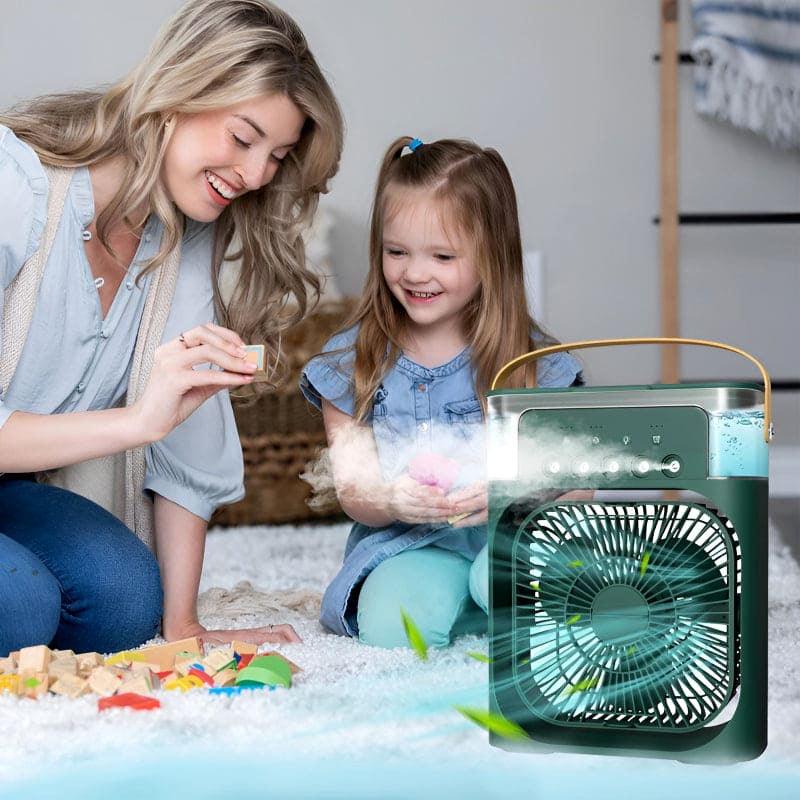 RECHARGEABLE USB HUMIDIFIER FAN FOR CLEAN AND REFRESHING AIR