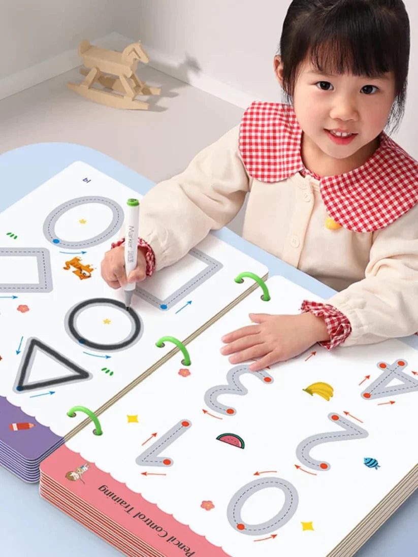 PRODESIRE™ KIDS 64 PAGES REUSABLE TRACING BOOK