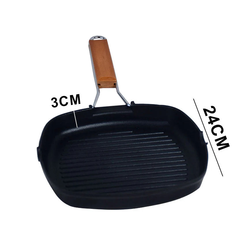 PRODESIRE™ NON STICK SQUARE GRILL PAN (IMPORTED)