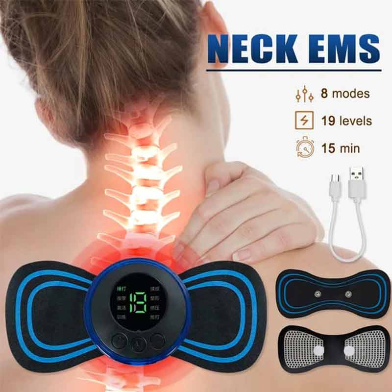 EMS NECK MASSAGER (RECHARGEABLE/USB)