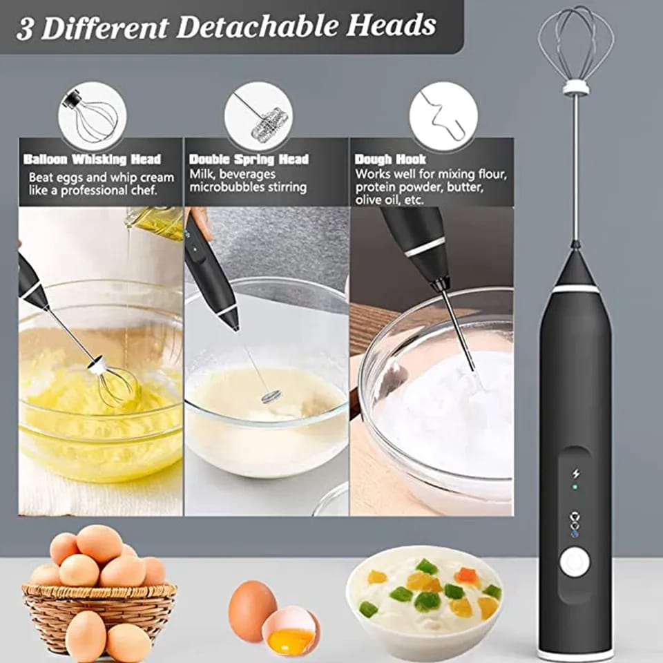 2 IN 1 COFFEE BEATER RECHARGEABLE (IMPORTED)