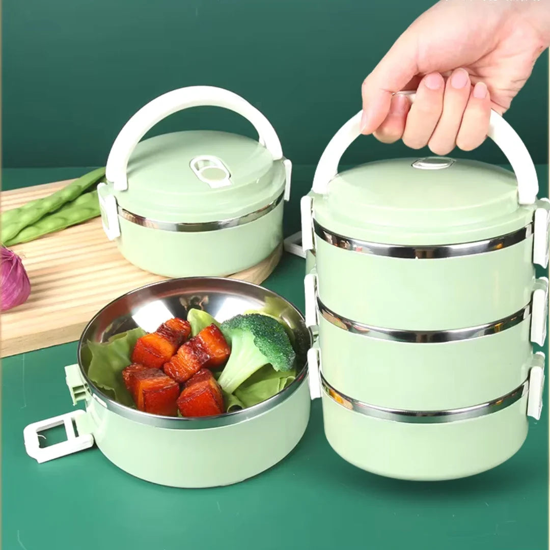 PRODESIRE™ ROUND THERMOL LUNCH BOX (IMPORTED)