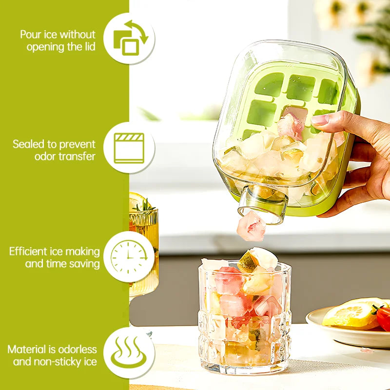 PRODESIRE™ 2-in-1 ICE CUBE TRAY ICE CUBES BOTTLE WITH STRAW