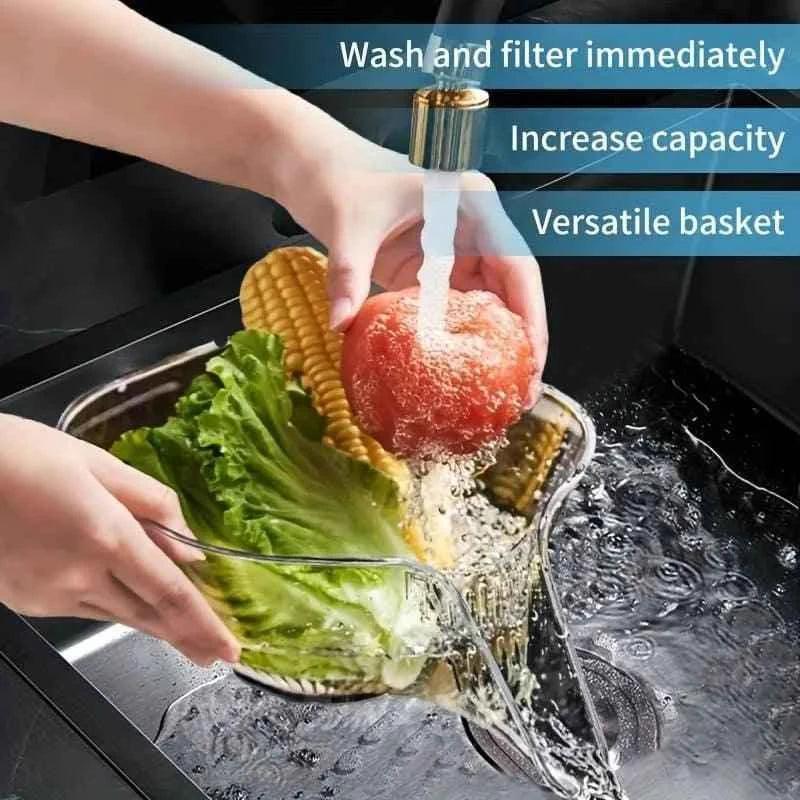 ACRYLIC STORAGE BASKET FOR FRUITS & VEGGIES
