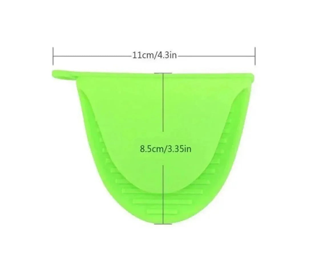 MULTIPURPOSE SILICONE COOKING GLOVES WITH CLIPS