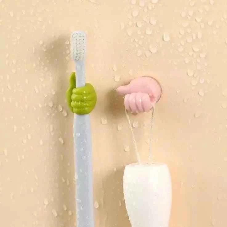 MULTIFUNCTIONAL SILICONE WALL THUMB CLIPS SET OF 10