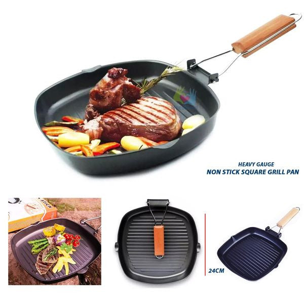 PRODESIRE™ NON STICK SQUARE GRILL PAN (IMPORTED)