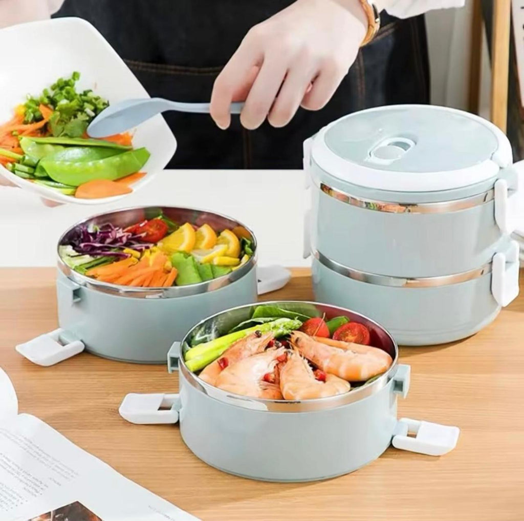 PRODESIRE™ ROUND THERMOL LUNCH BOX (IMPORTED)