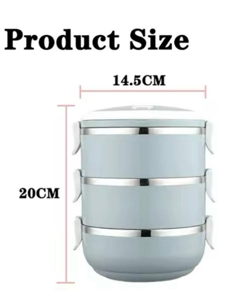 PRODESIRE™ ROUND THERMOL LUNCH BOX (IMPORTED)