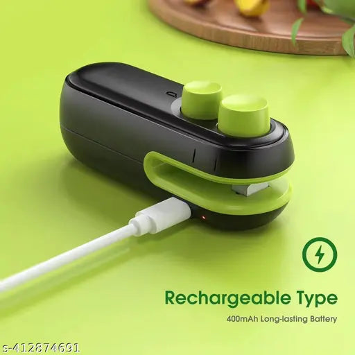 PRODESIRE™ MINI BAG SEALER, 2 IN 1 RECHARGEABLE BAG SEALER