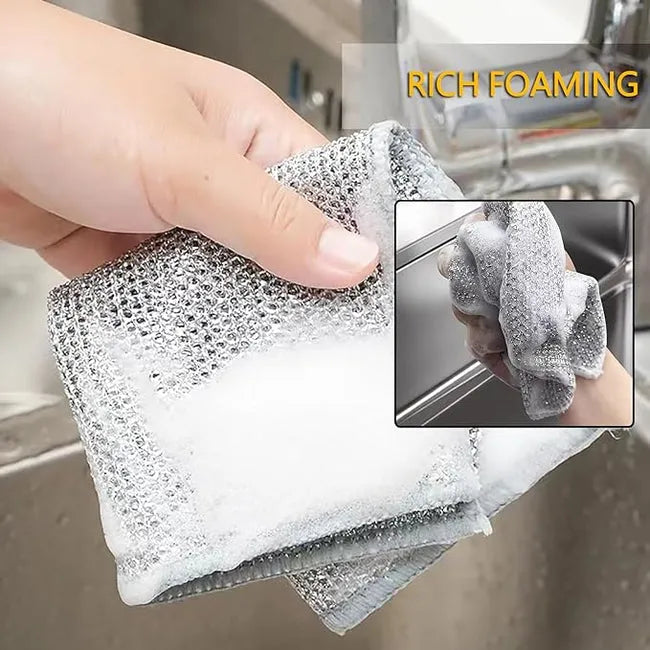 MULTIPURPOSE WIRE DISHWASHING RAGS CLOTH