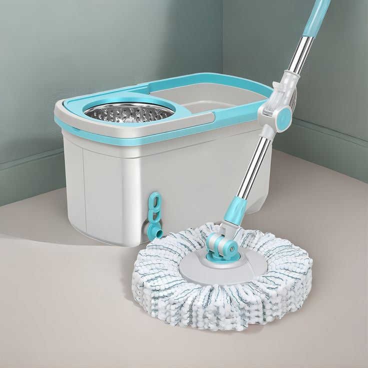 PREMIUM QUALITY SPIN MOP BUCKET WITH WHEELS