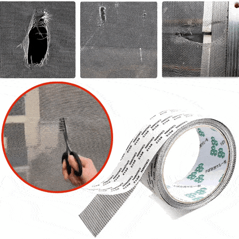 PRODESIRE™ STRONG ADHESIVE SCREEN REPAIR MESH TAPE (SIZE 5X200CM)