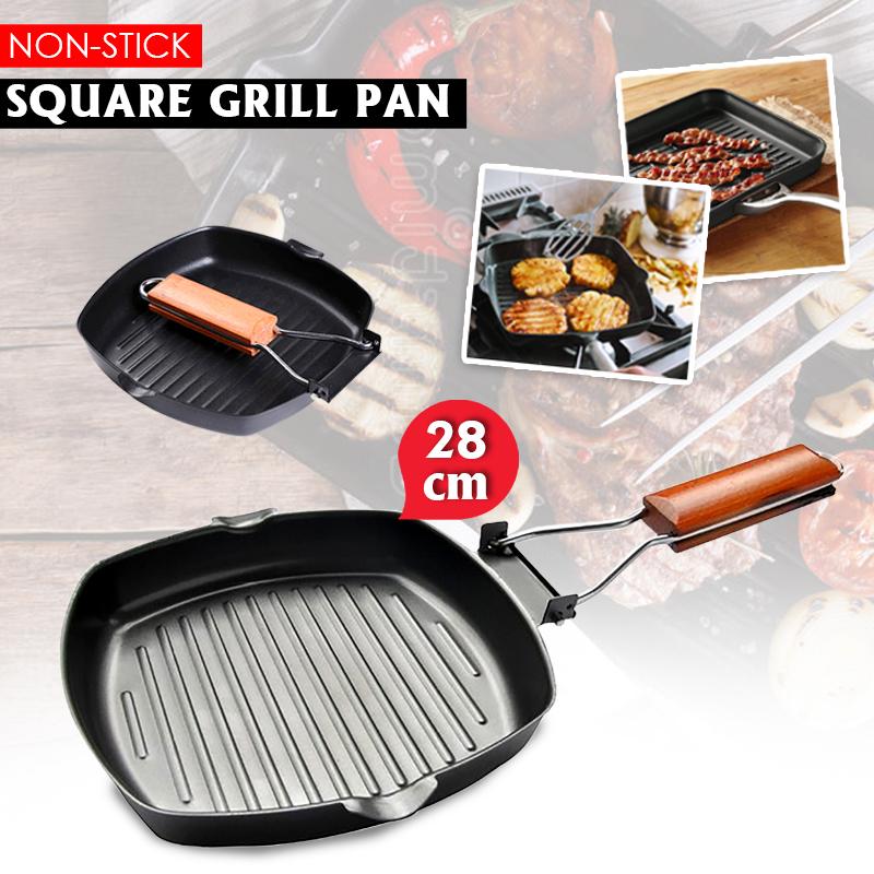 PRODESIRE™ NON STICK SQUARE GRILL PAN (IMPORTED)