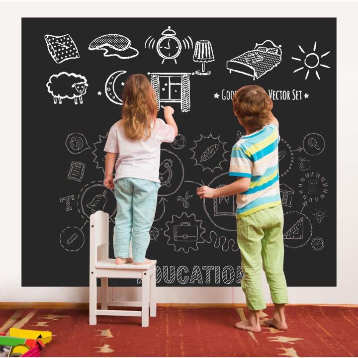 PRODESIRE™ BLACK BOARD WATERPROOF CHALK BOARD (SIZE 60X200CM)