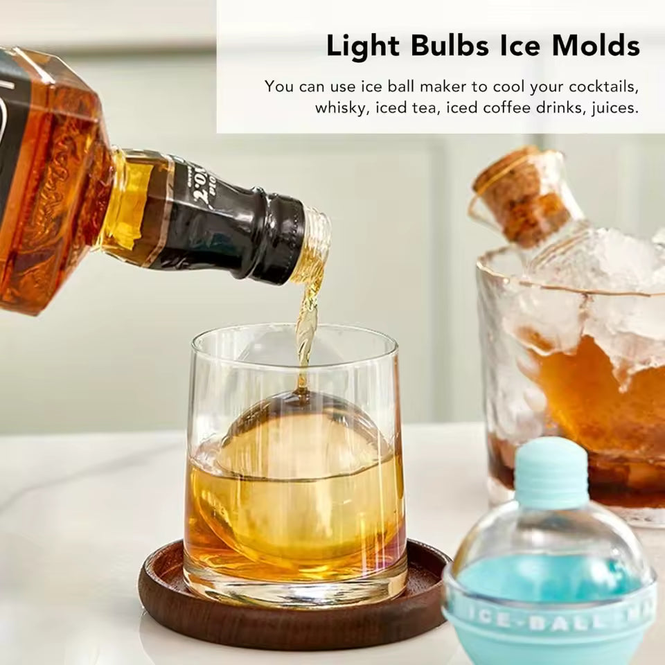 ICE BALL MAKER MOLDS FOR ICE CREAM AND BEVERAGES