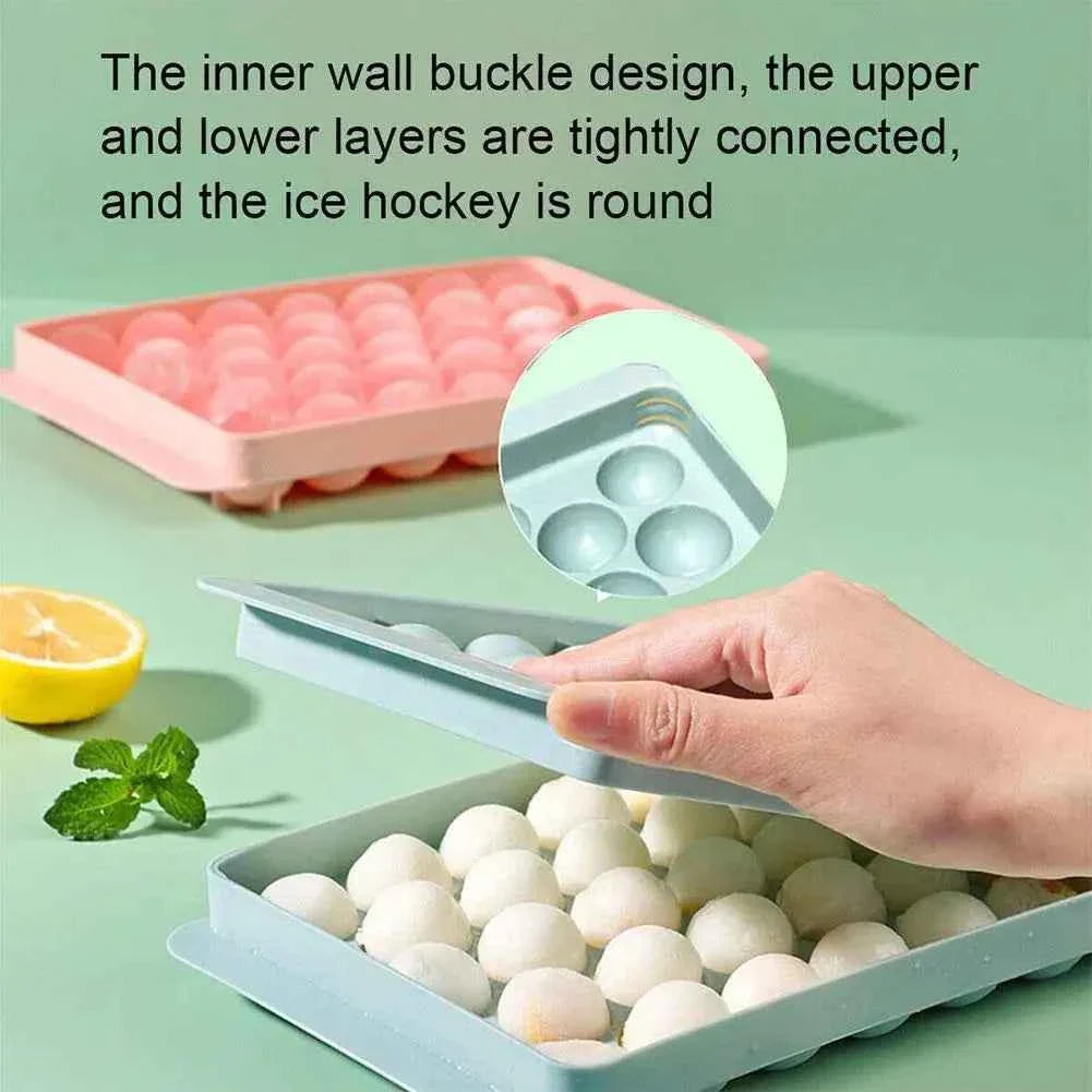 ROUND SHAPED ICE CUBE MOLD FOR COCKTAILS, JUICE, AND SOFT DRINKS