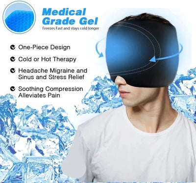 PRODESIRE™ Headache and Migraine Relief Cap | Hot & Cold Therapy Cap