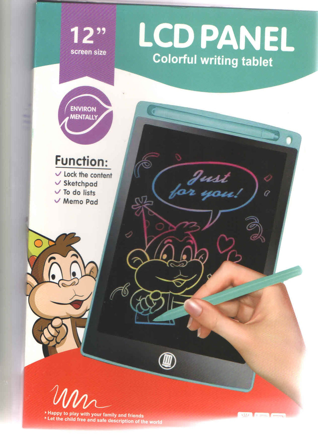 PRODESIRE™ MULTI COLOUR KIDS WRITING TABLET